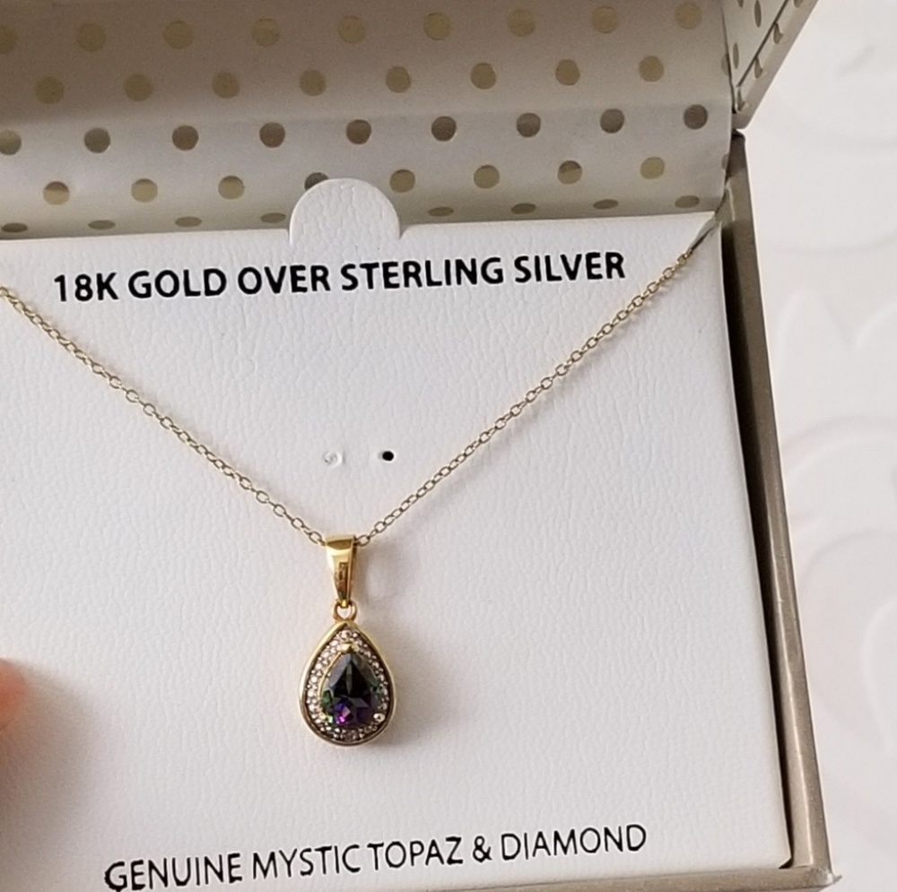 18k Gold Over Sterling Silver Necklace